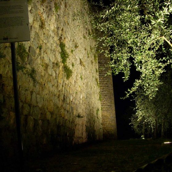 Progetto illuminazione Monteriggioni Siena