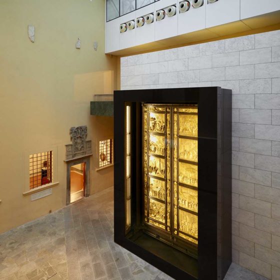 Progetto illuminazione museale Porta del Paradiso, Firenze