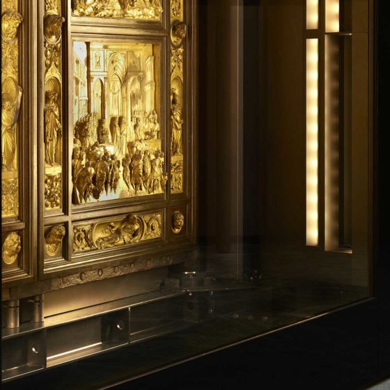Progetto illuminazione museale Porta del Paradiso, Firenze