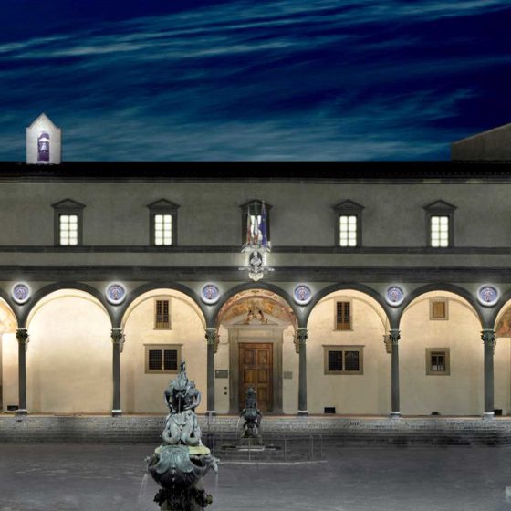 Progetto illuminazione Museo degli Innocenti Firenze