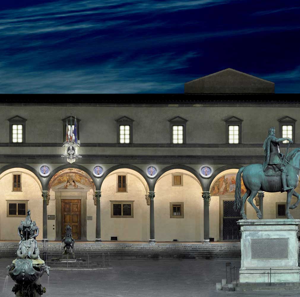 Progetto illuminazione Museo degli Innocenti Firenze