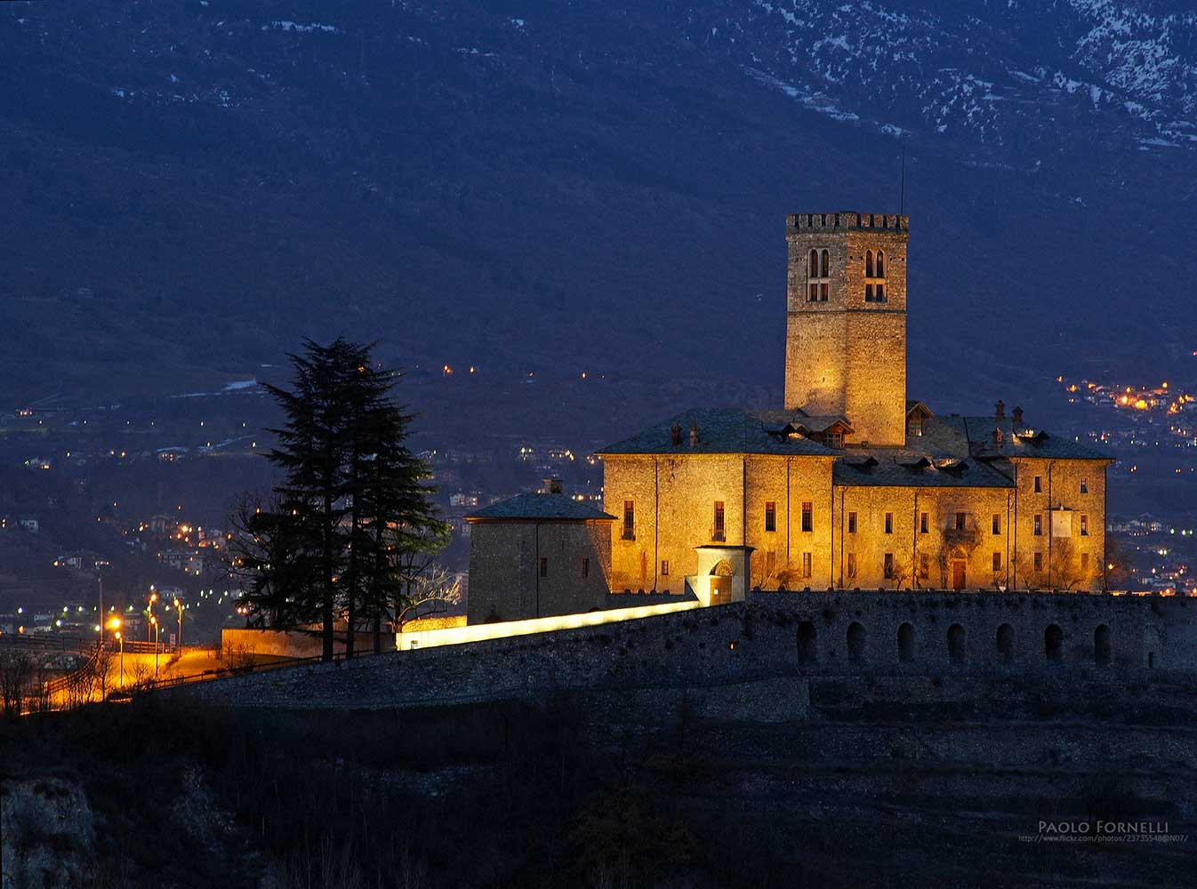 Progetto di illuminazione Castello di Sarre, Aosta